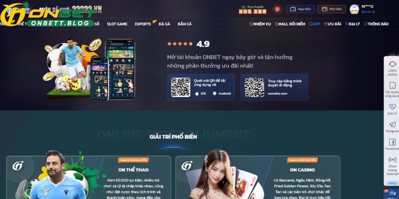 Tải App Onbet | Cài Đặt Nhanh Trên Điện Thoại Android Và IOS - Ảnh 4