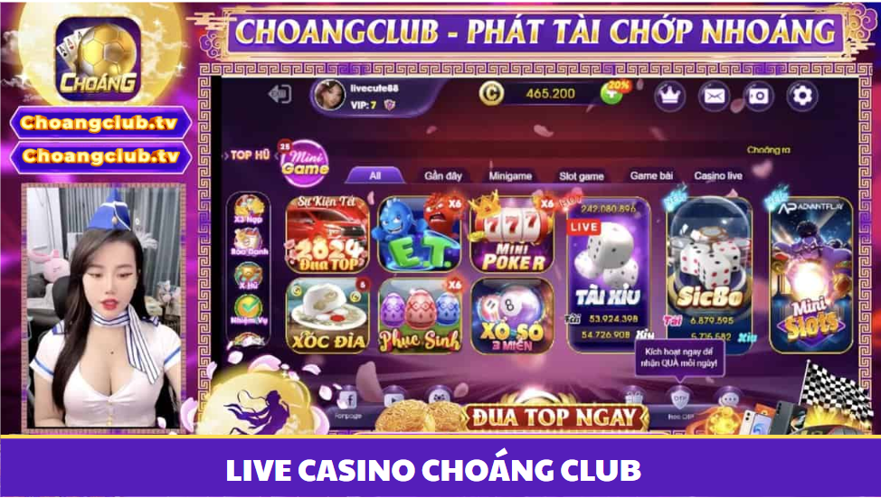 Live Casino Choáng Club – Trải nghiệm sòng bài trực tiếp đỉnh cao