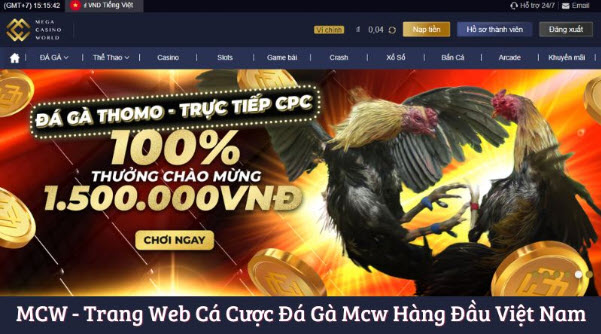 MCW - Trang Web Cá Cược Đá Gà Mcw Hàng Đầu Việt Nam - Ảnh 1