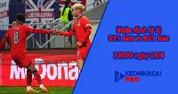 Tỷ lệ kèo nhà cái U21 Anh vs U21 Đức, 23h00 ngày 28/6